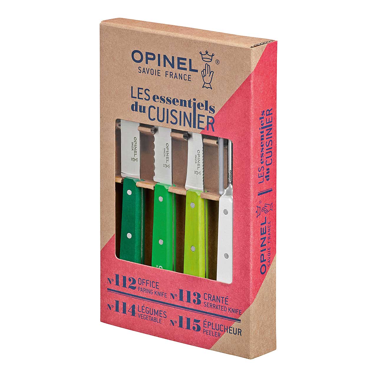 Opinel LES ESSENTIELS PRIMAVERA, 4-teilig