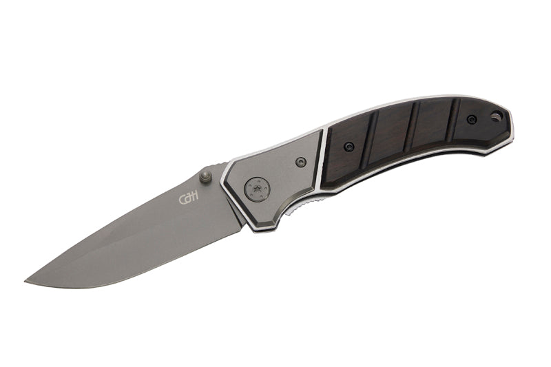 Herbertz CJH Einhandmesser, Ebenholz/titanisiert