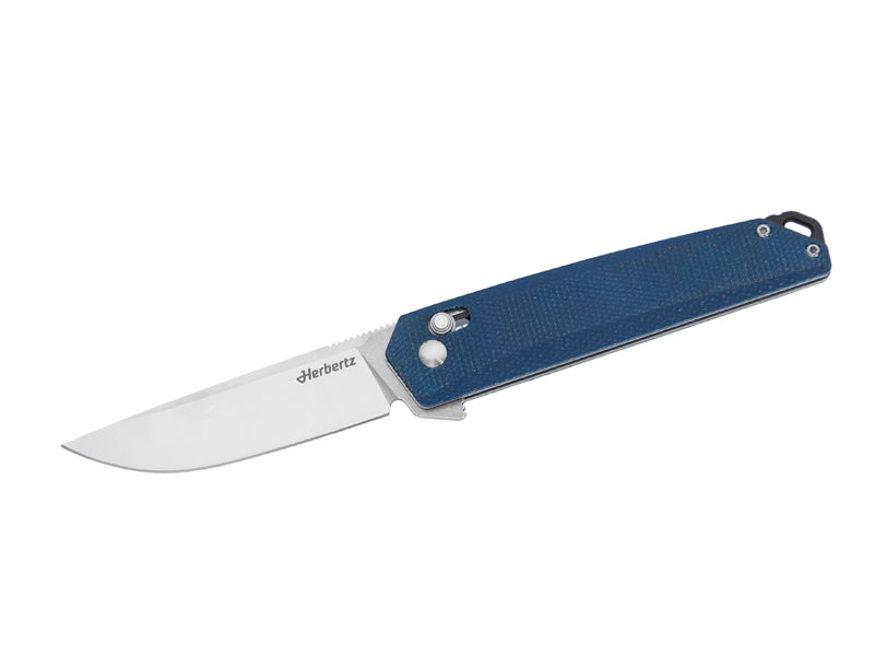 Herbertz Einhandmesser, Micarta, blau