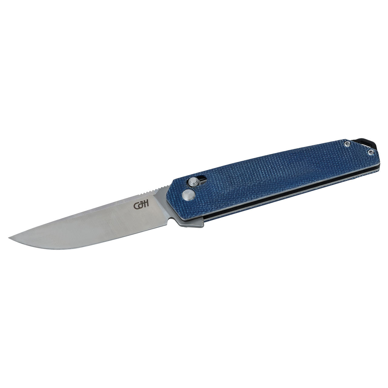 Herbertz CJH Einhandmesser, Micarta, blau