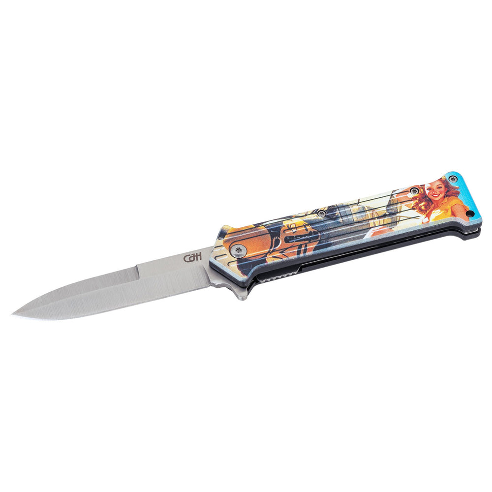 Herbertz CJH Einhandmesser, Pin Up Flugzeug