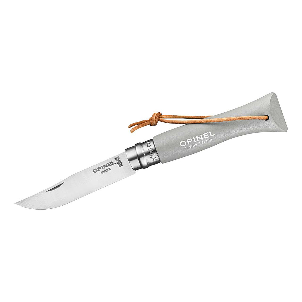 Opinel No 06 COLORAMA ART DECO, hellgrau