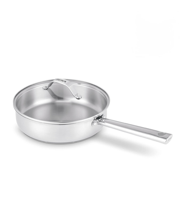 BEKA CICLA Großraumpfanne mit Seitengriffe und Deckel 24cm