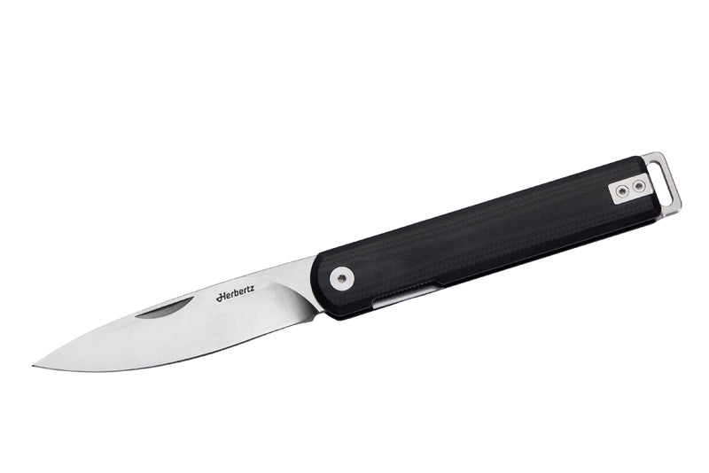 Herbertz Taschenmesser Liner Lock schwarz, G10