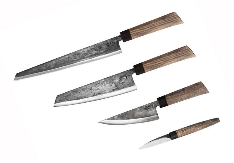 Blackchili, BLACK CHILI SET, 4 Messer, Eschenholz