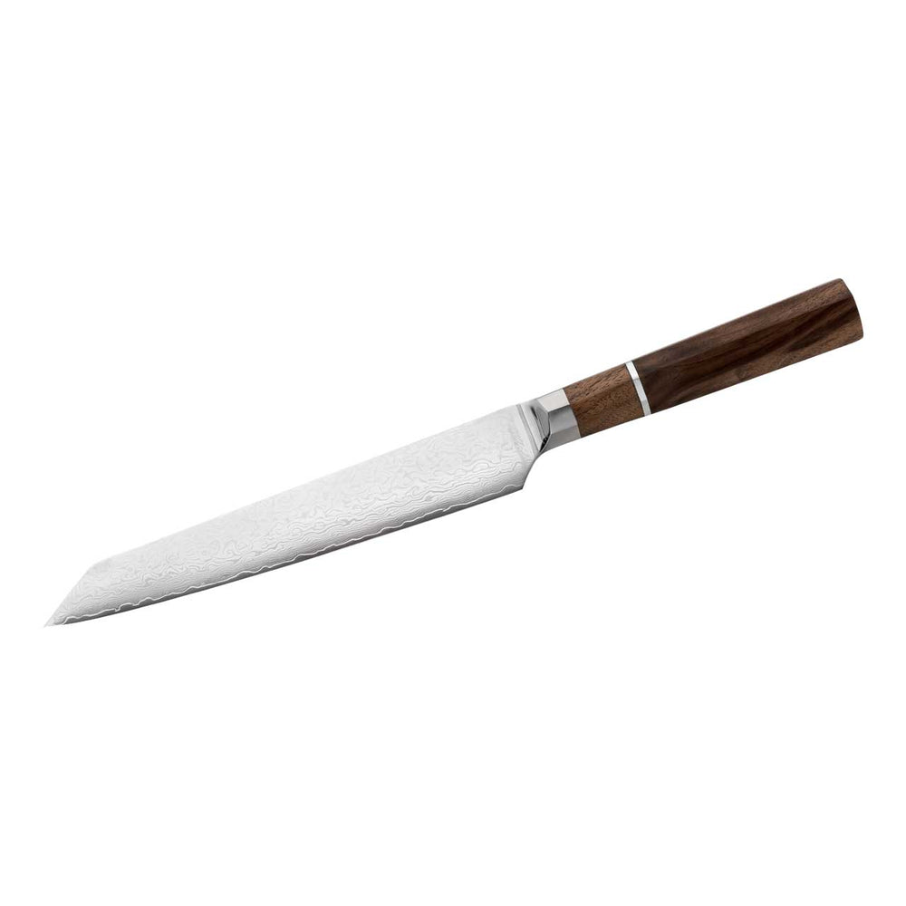 Herbertz CJH Fleischmesser, Damast, Walnussholz