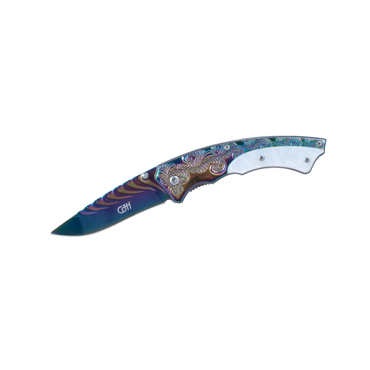 Herbertz CJH Einhandmesser, "Rainbow"