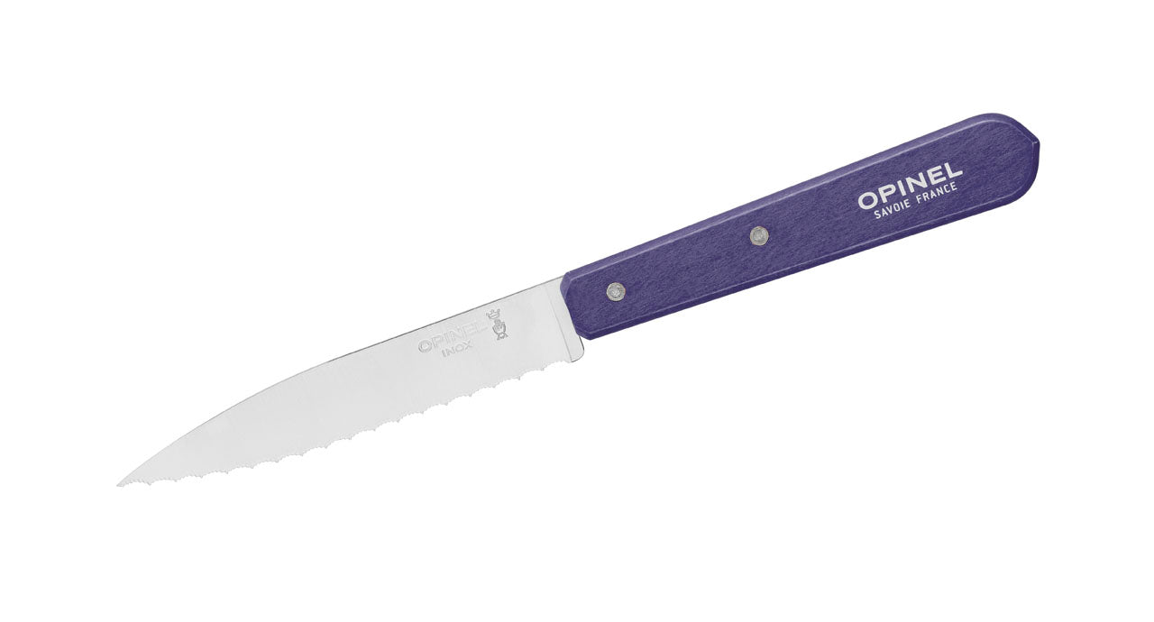 Opinel No 113 PAYSAGE Rillenmesser, violett