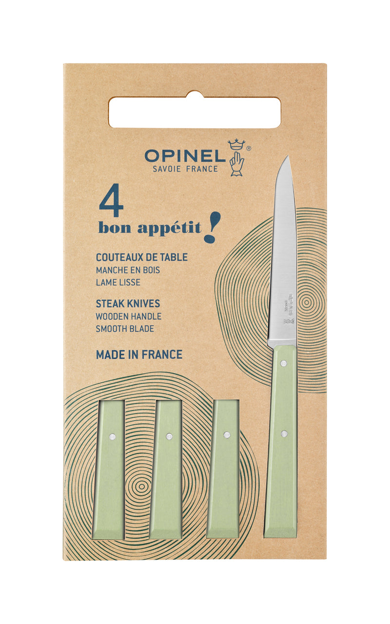 Opinel BON APPETIT Tafelmesserset, Sage