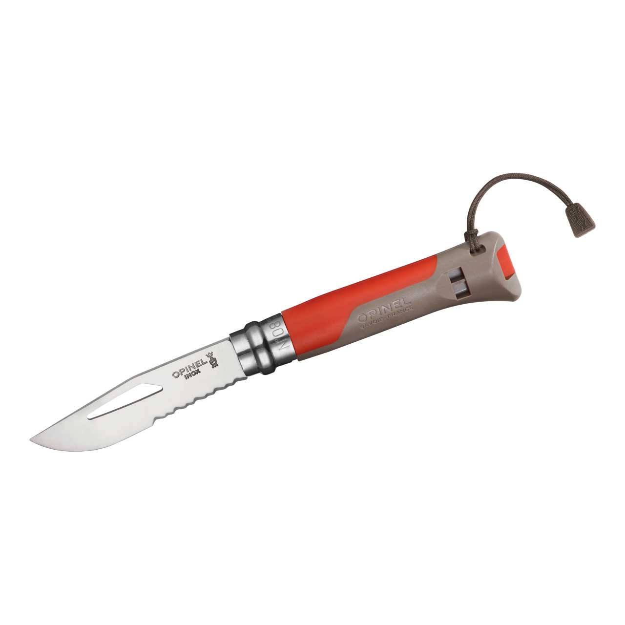 Opinel No 08 OUTDOOR, rot
