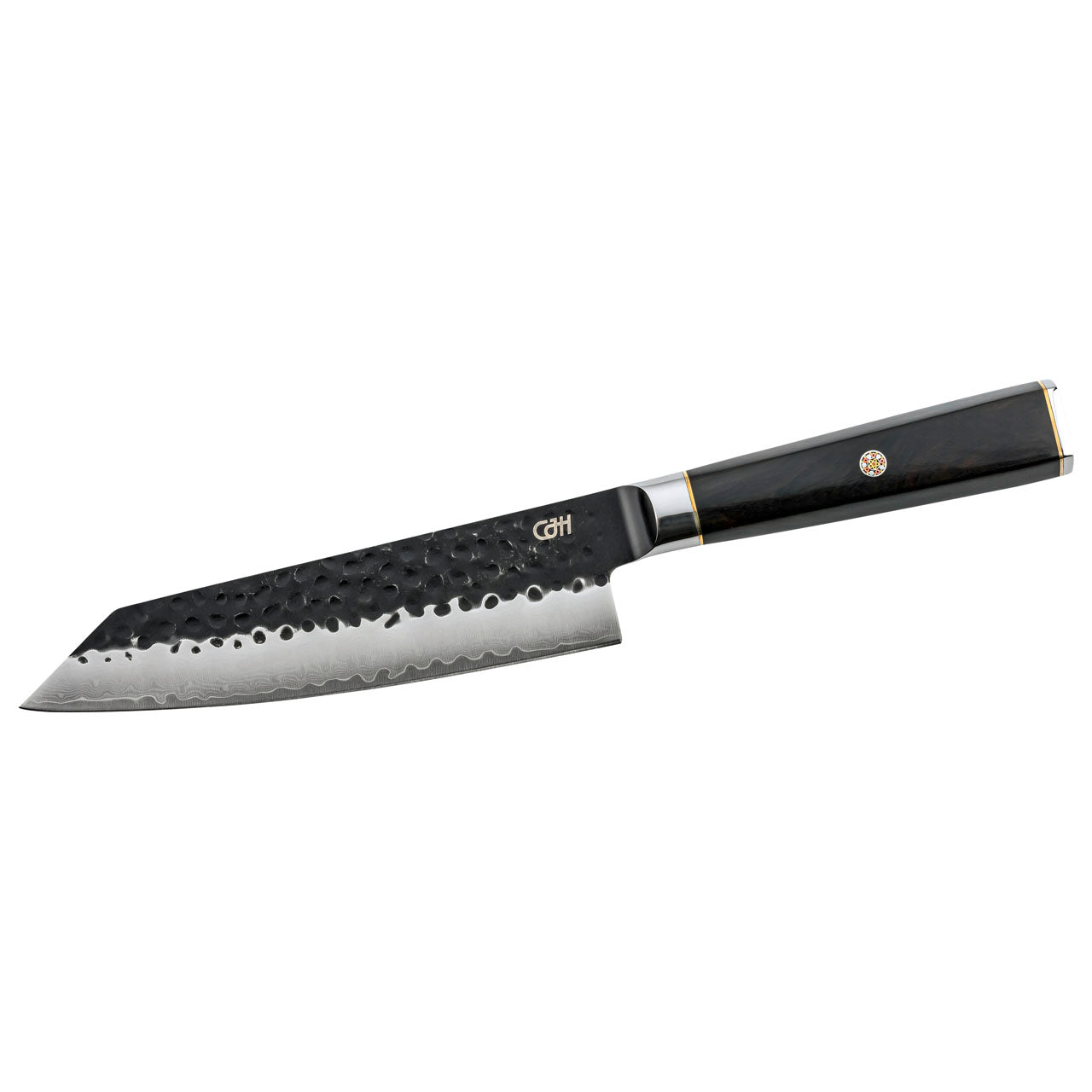 Herbertz CJH Kiritsuke-Messer, 67-Lagen Damast, Ebenholz