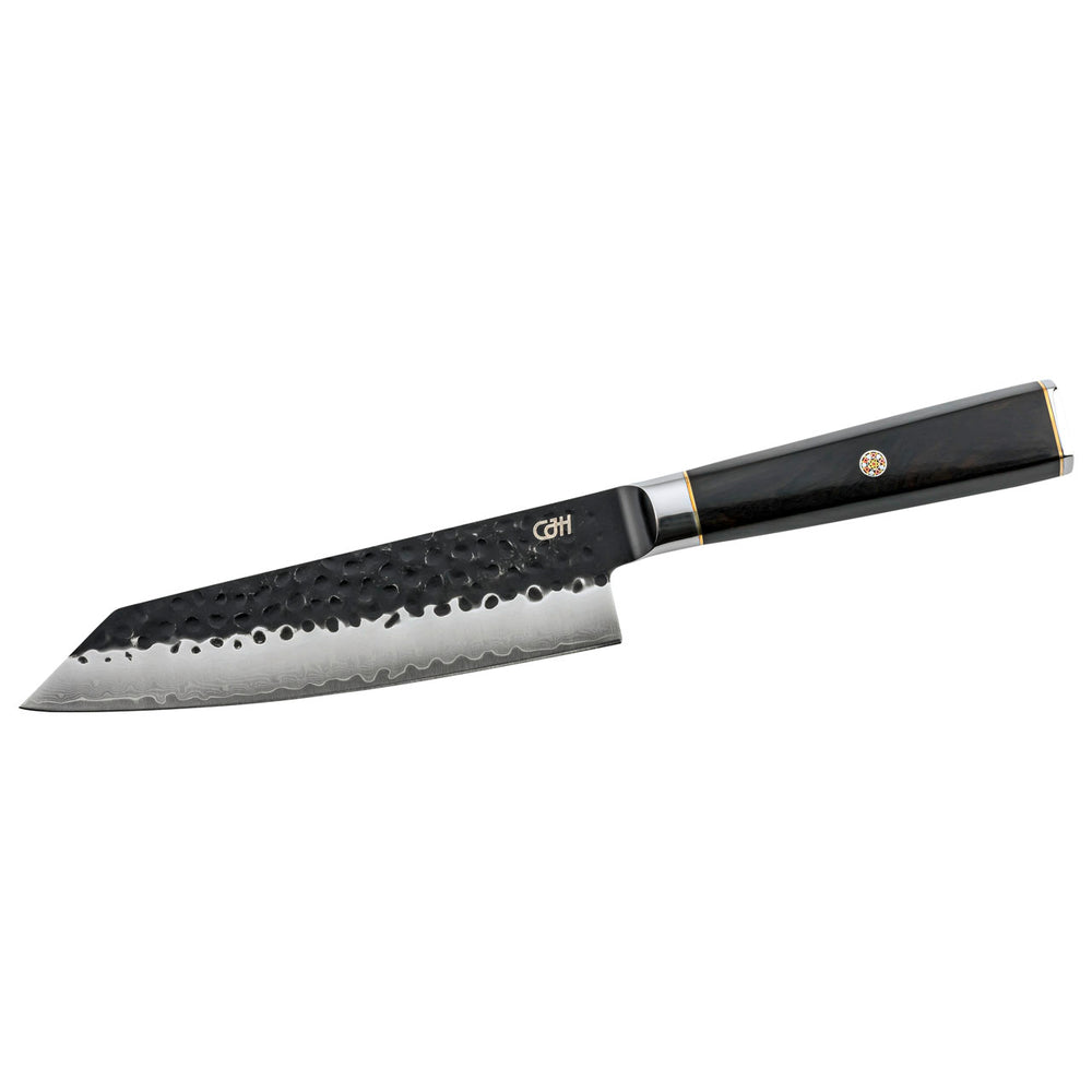 Herbertz CJH Kiritsuke-Messer, 67-Lagen Damast, Ebenholz
