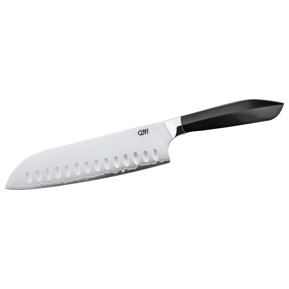 Herbertz CJH Santoku-Messer groß, 3-Lagen Stahl, G10