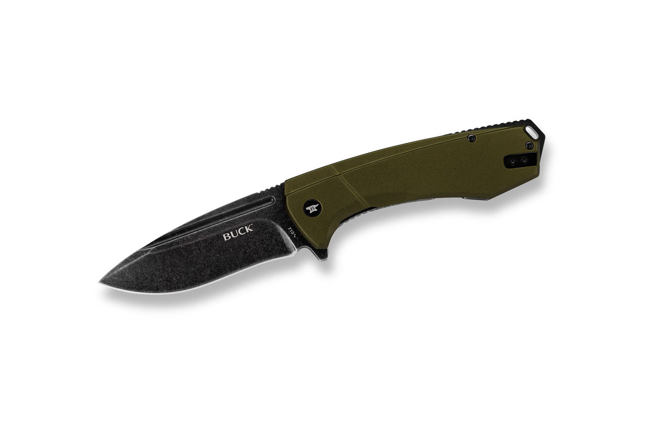 Buck 713 RUCKUS Taschenmesser, schwarz/grün