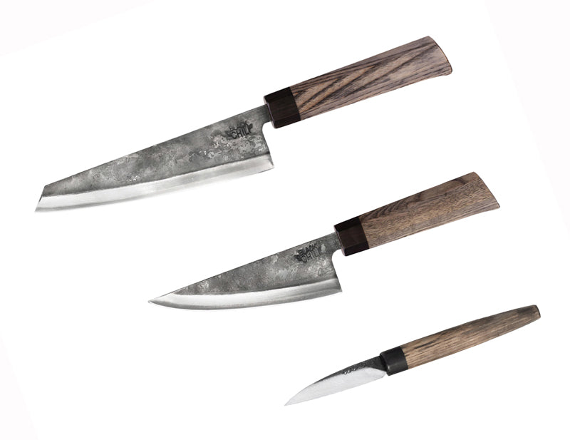 Blackchili PROFISET LIGHT, 3 Messer, Eschenholz