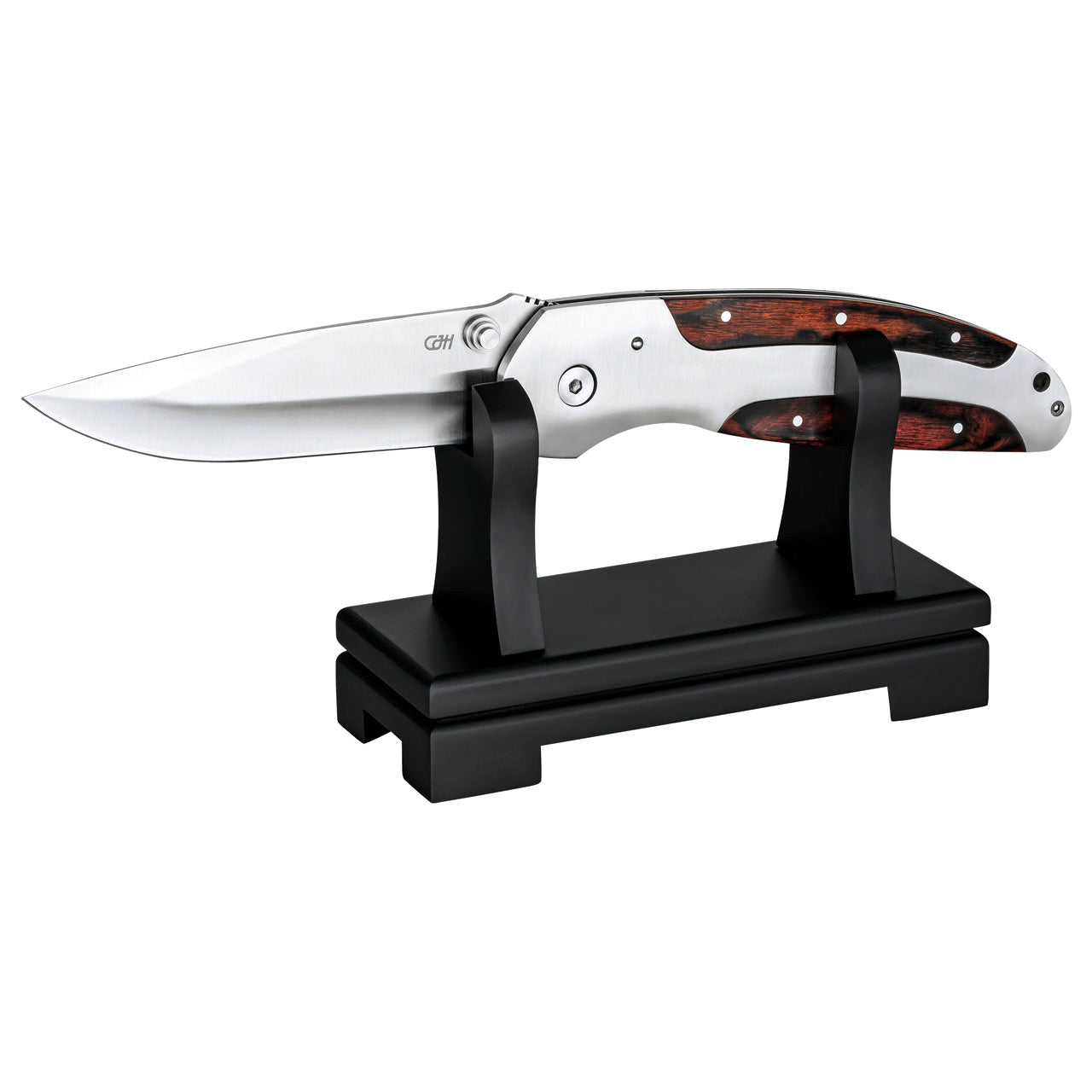 Herbertz CJH Riesen-Einhandmesser mit Holzständer