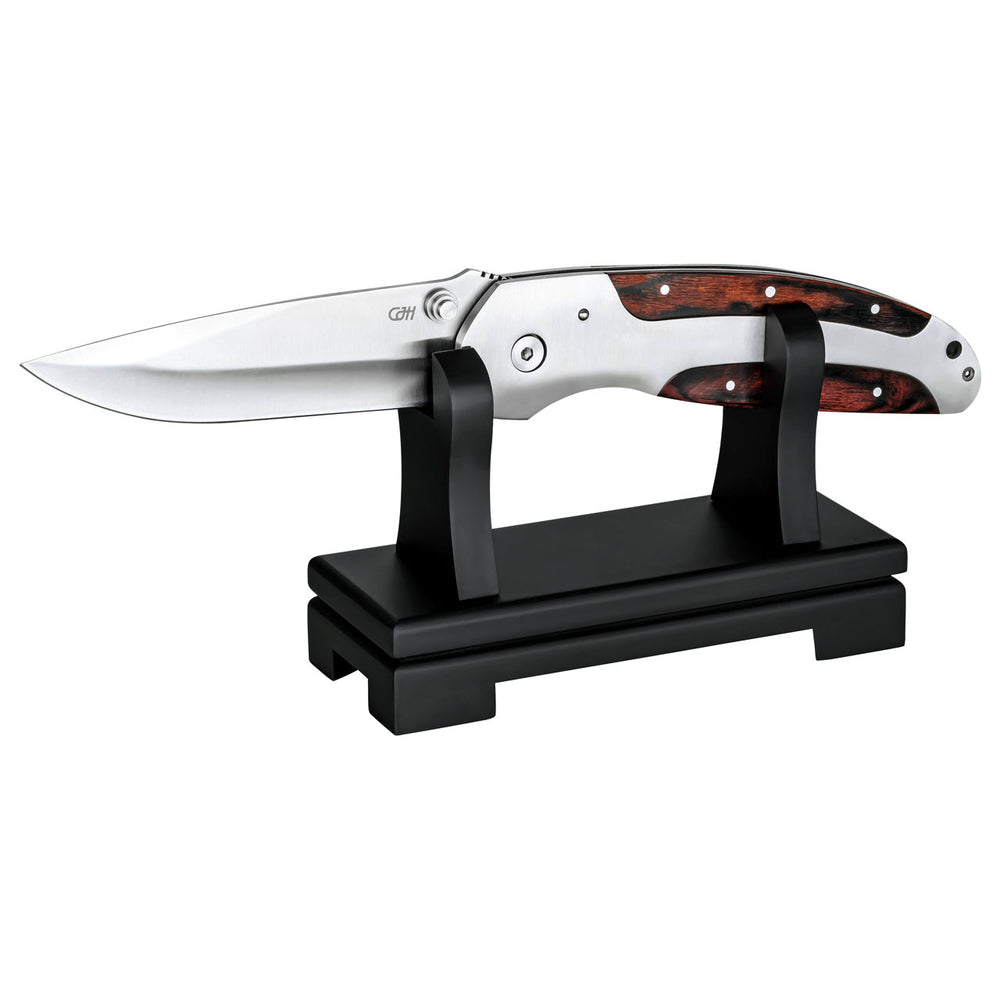 Herbertz CJH Riesen-Einhandmesser mit Holzständer