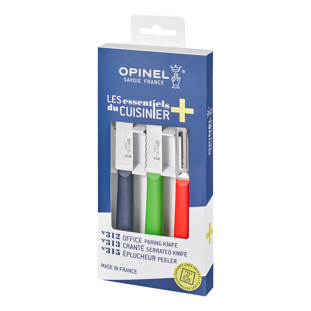 Opinel ESSENTIELS+ TRIO Küchenmesser-Set