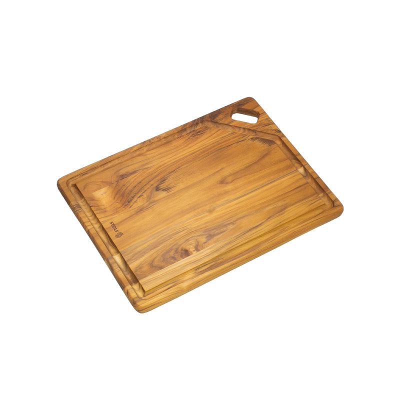 Stolf Teakholz Schneidbrett Elegance Culinary 41cm x 30,5cm
