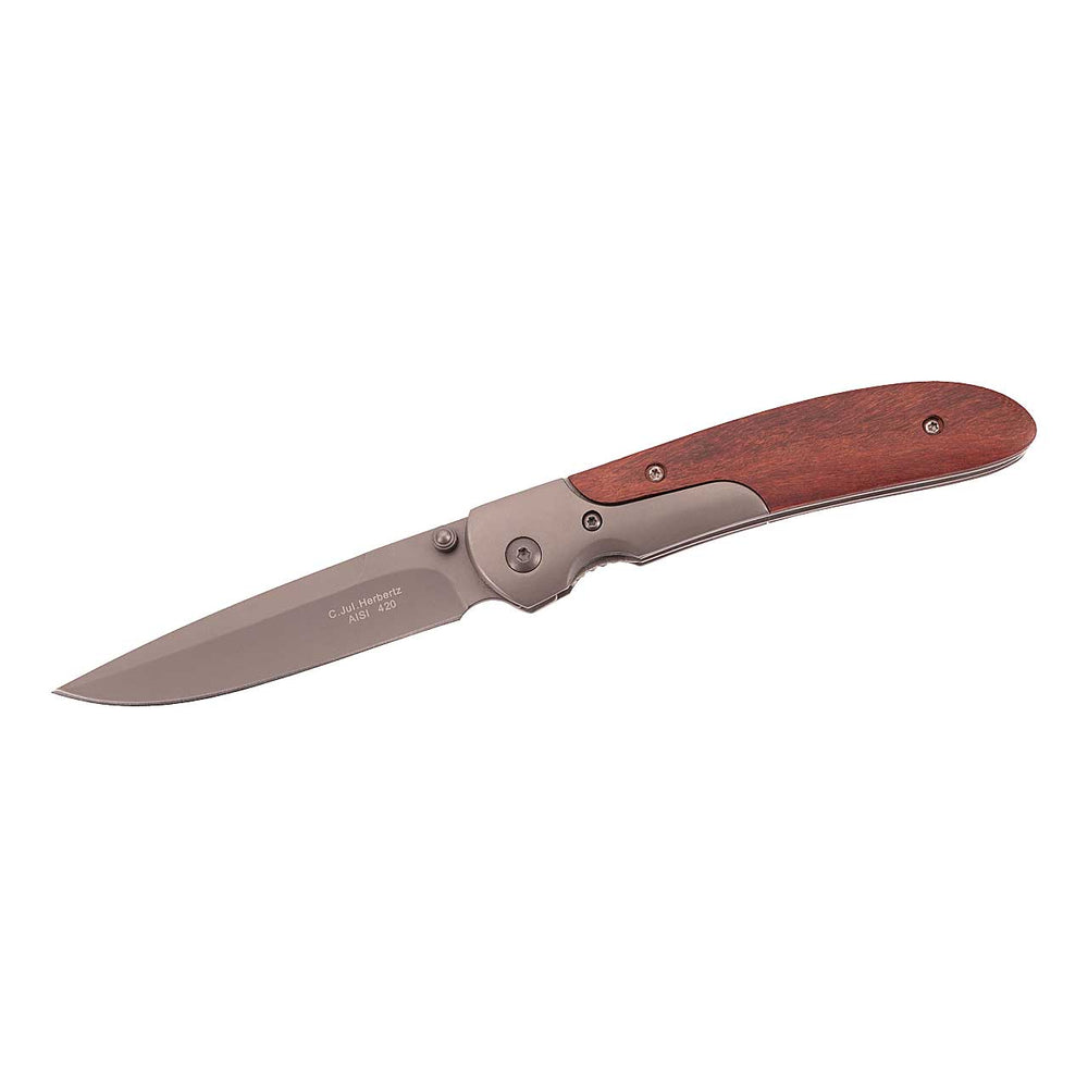 Herbertz CJH Einhandmesser, Holzeinlage