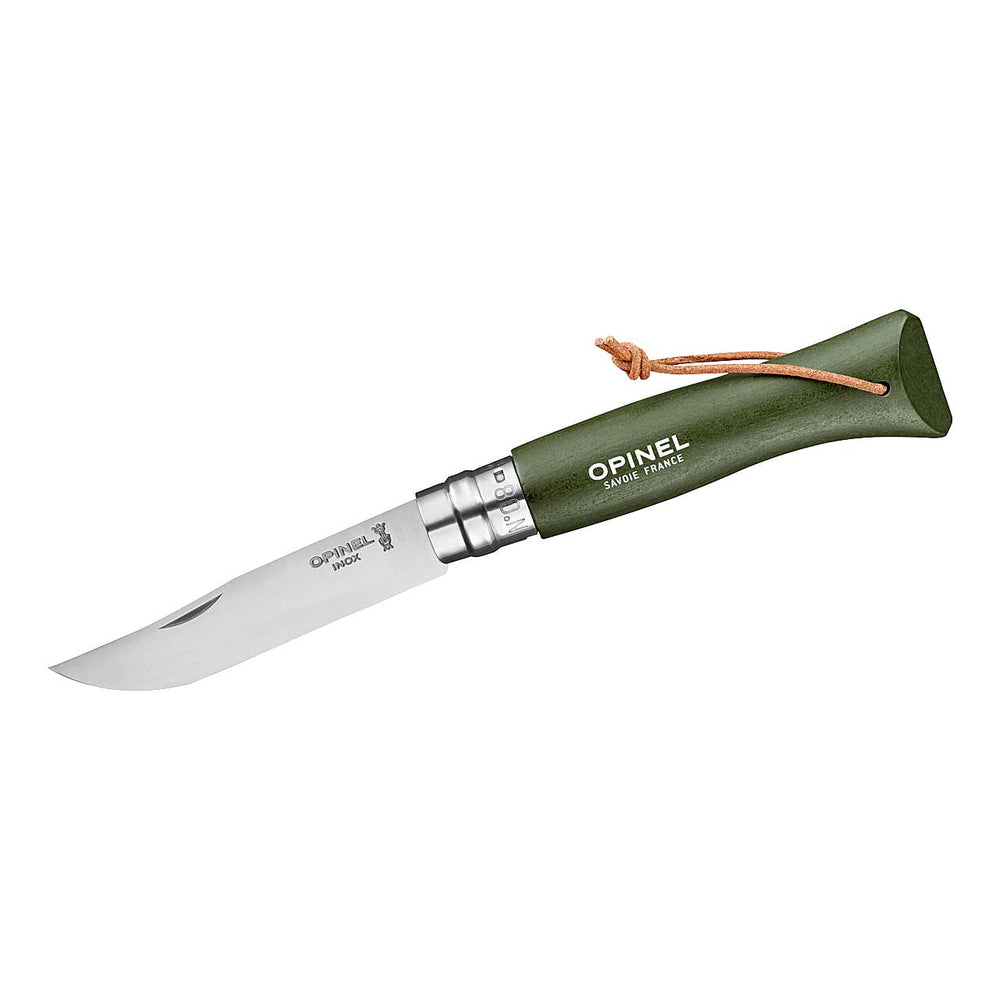 Opinel No 08 COLORAMA EARTH, dunkelgrün