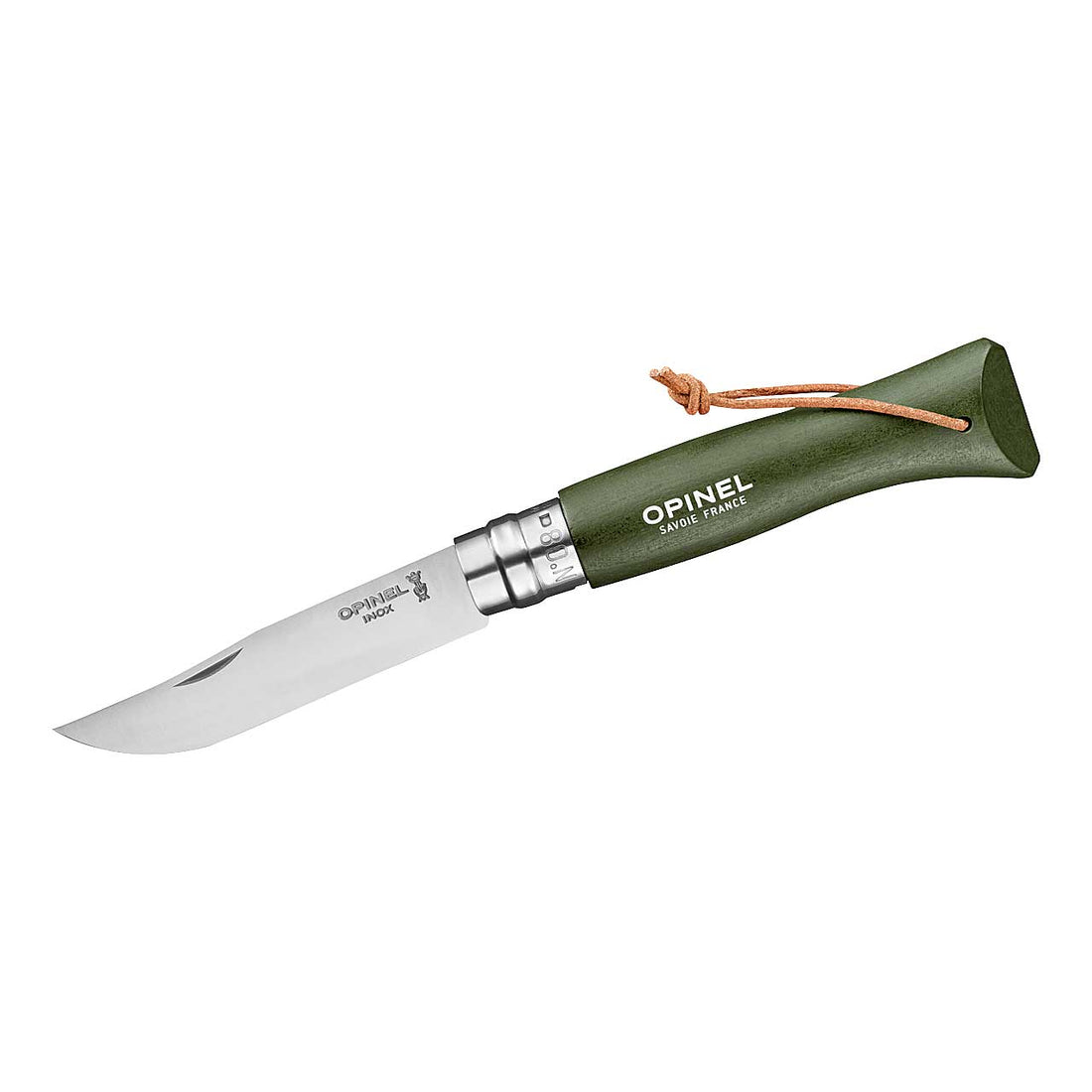 Opinel No 08 COLORAMA EARTH, dunkelgrün