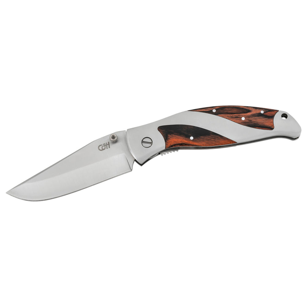 Herbertz CJH Einhandmesser, Pakkaholz