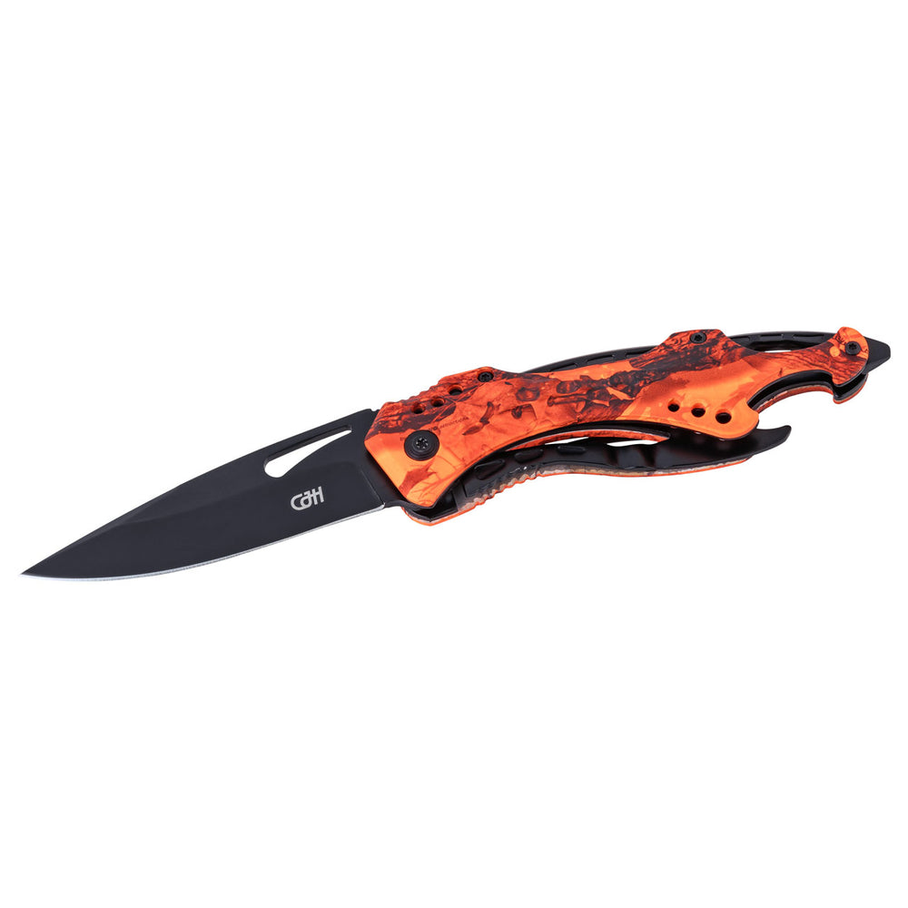 Herbertz CJH Einhandmesser, orange/camo