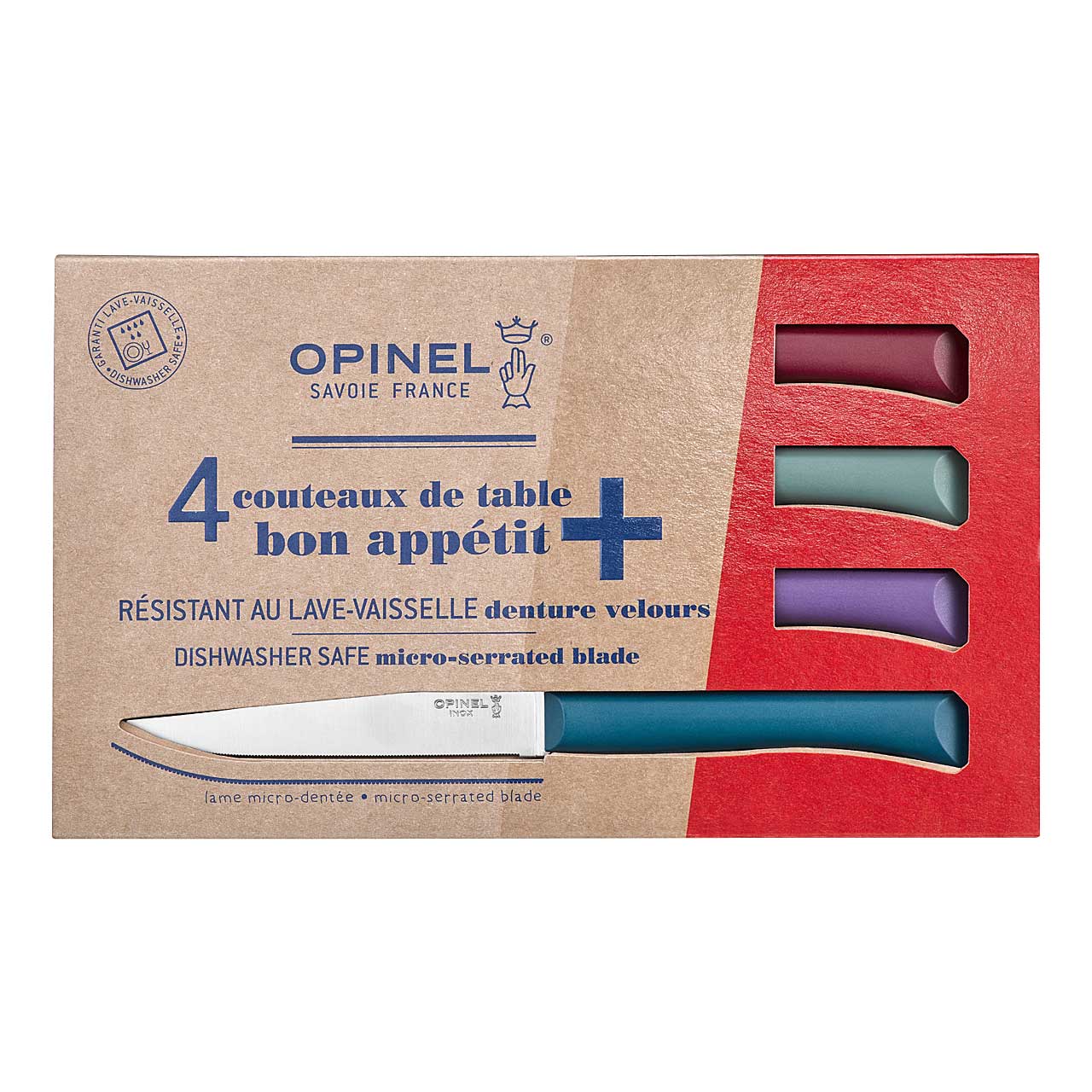 Opinel BON APPETIT+ GLAM Tafelmesser, mehrfarbig