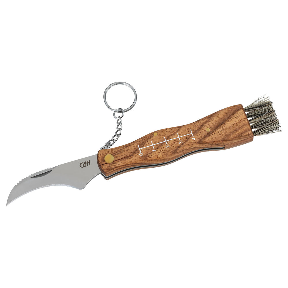 Herbertz CJH Pilzmesser mit Bürste & Nylon-Etui