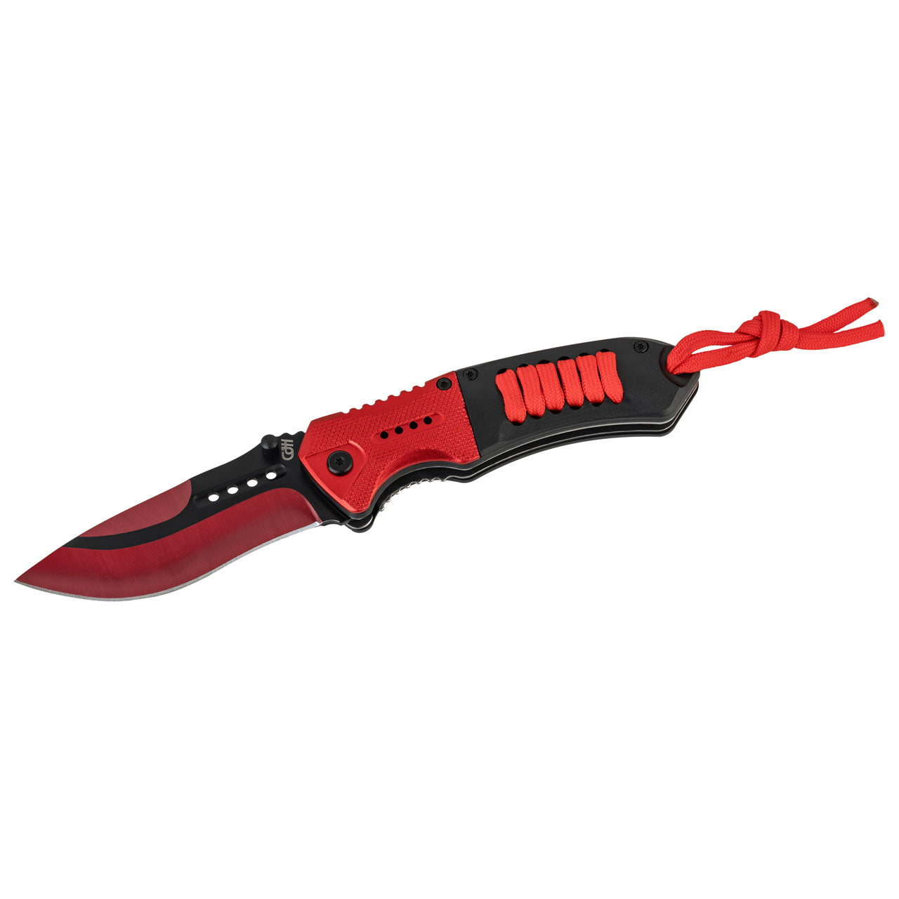 Herbertz CJH Einhandmesser, rot/schwarz