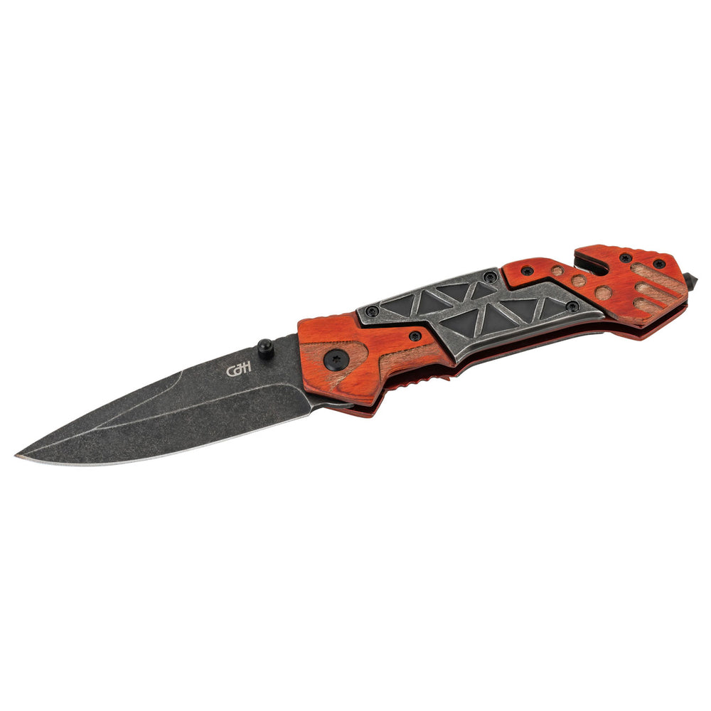 Herbertz CJH Rettungsmesser, Pakkaholz