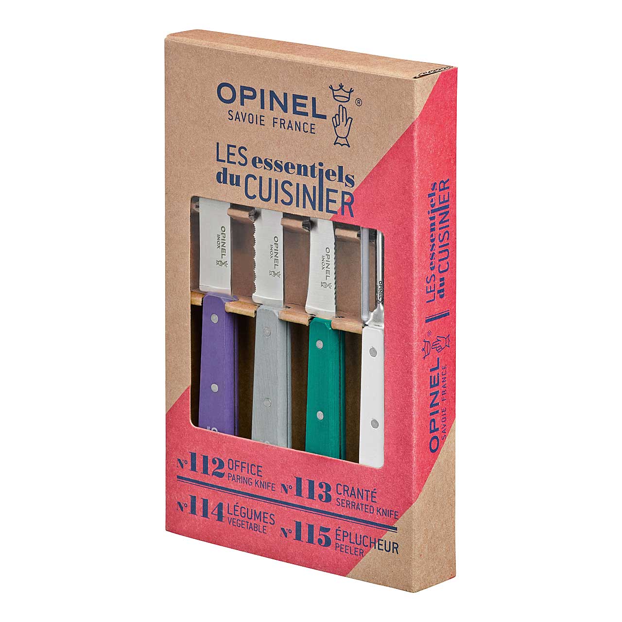 Opinel LES ESSENTIELS ART DECO, 4-teilig