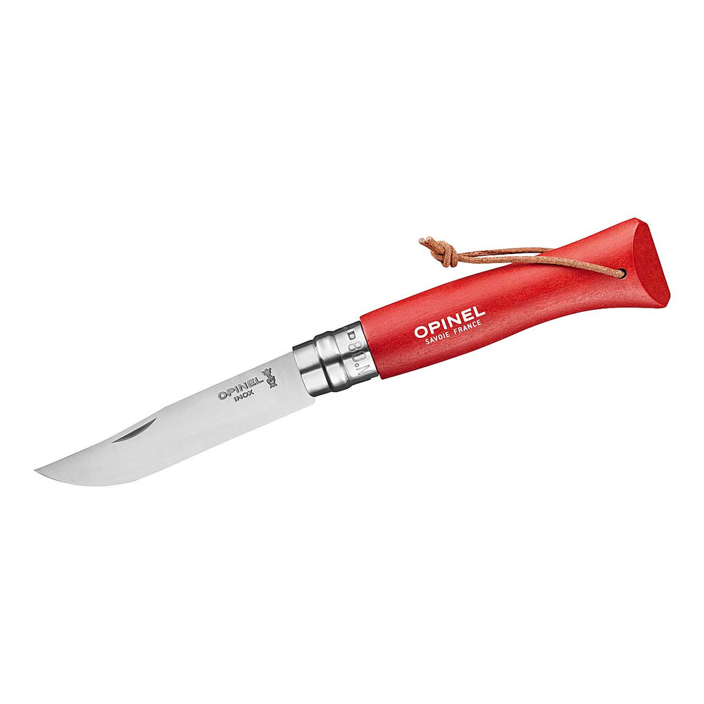 Opinel No 08 COLORAMA EARTH, rot