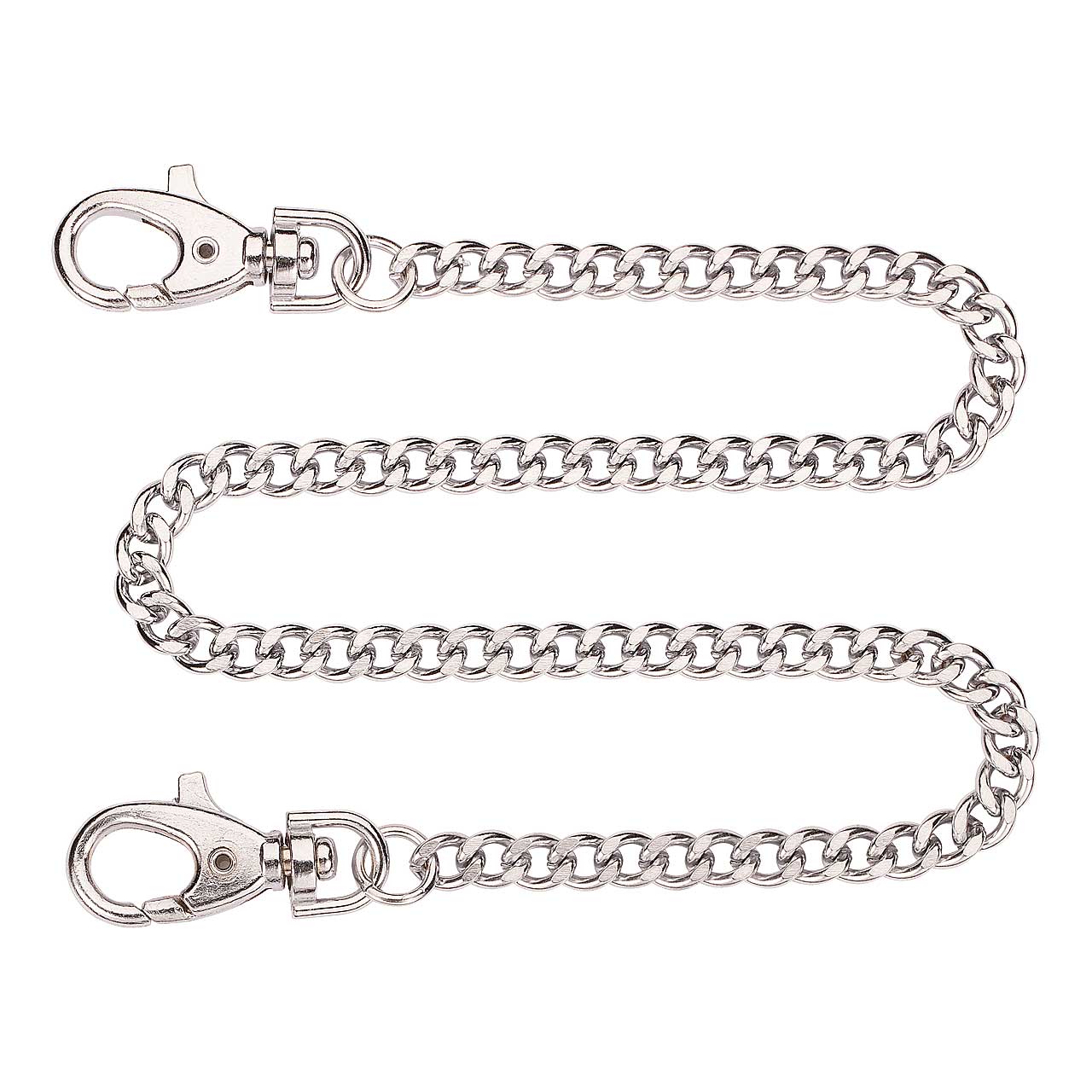 Herbertz CJH Stabile Gliederkette mit 2 Karabinerhaken