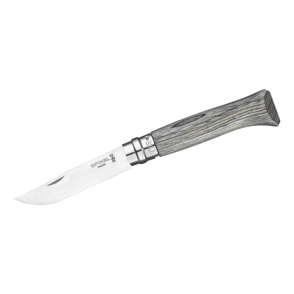 Opinel No 08, Birke, grau