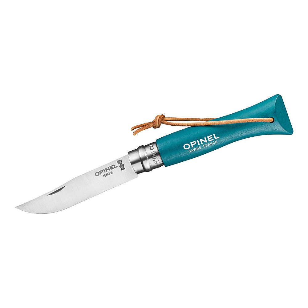 Opinel No 06 COLORAMA ART DECO, türkis