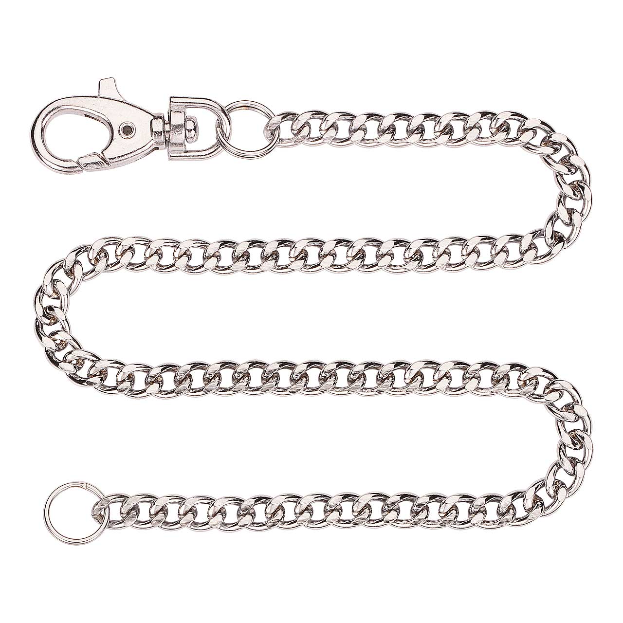 Herbertz CJH Stabile Kette mit Ring, 43 cm