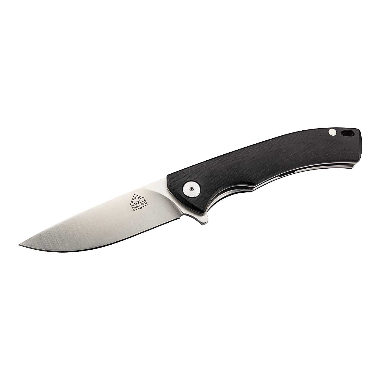 Puma TEC Einhandmesser mit Clip, G10, schwarz