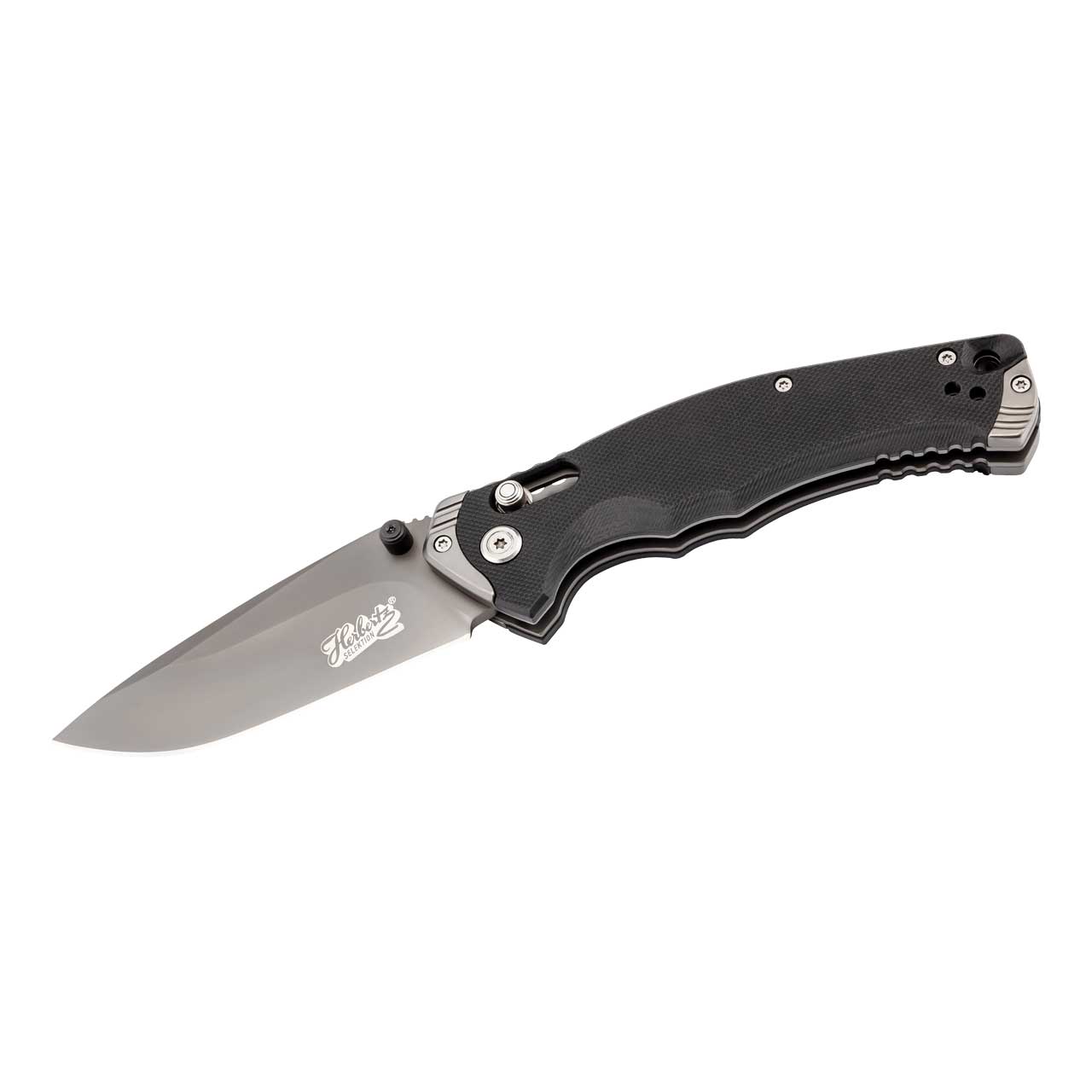 Herbertz Selektion Einhandmesser, G10, schwarz