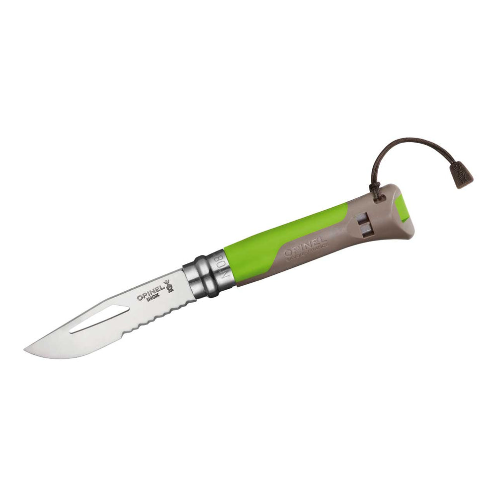 Opinel No 08 OUTDOOR, grün