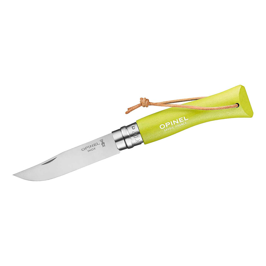 Opinel No 07 COLORAMA SPORT, hellgrün