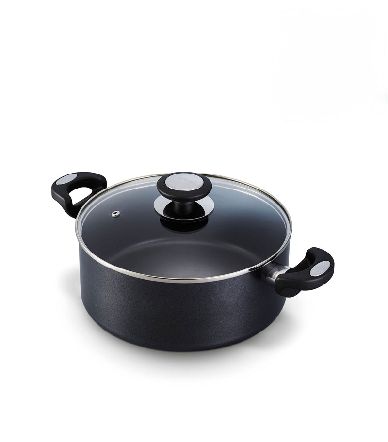 BEKA PRO INDUC Kochtopf mit keramische Antihaftbeschichtung & Glasdeckel 24cm