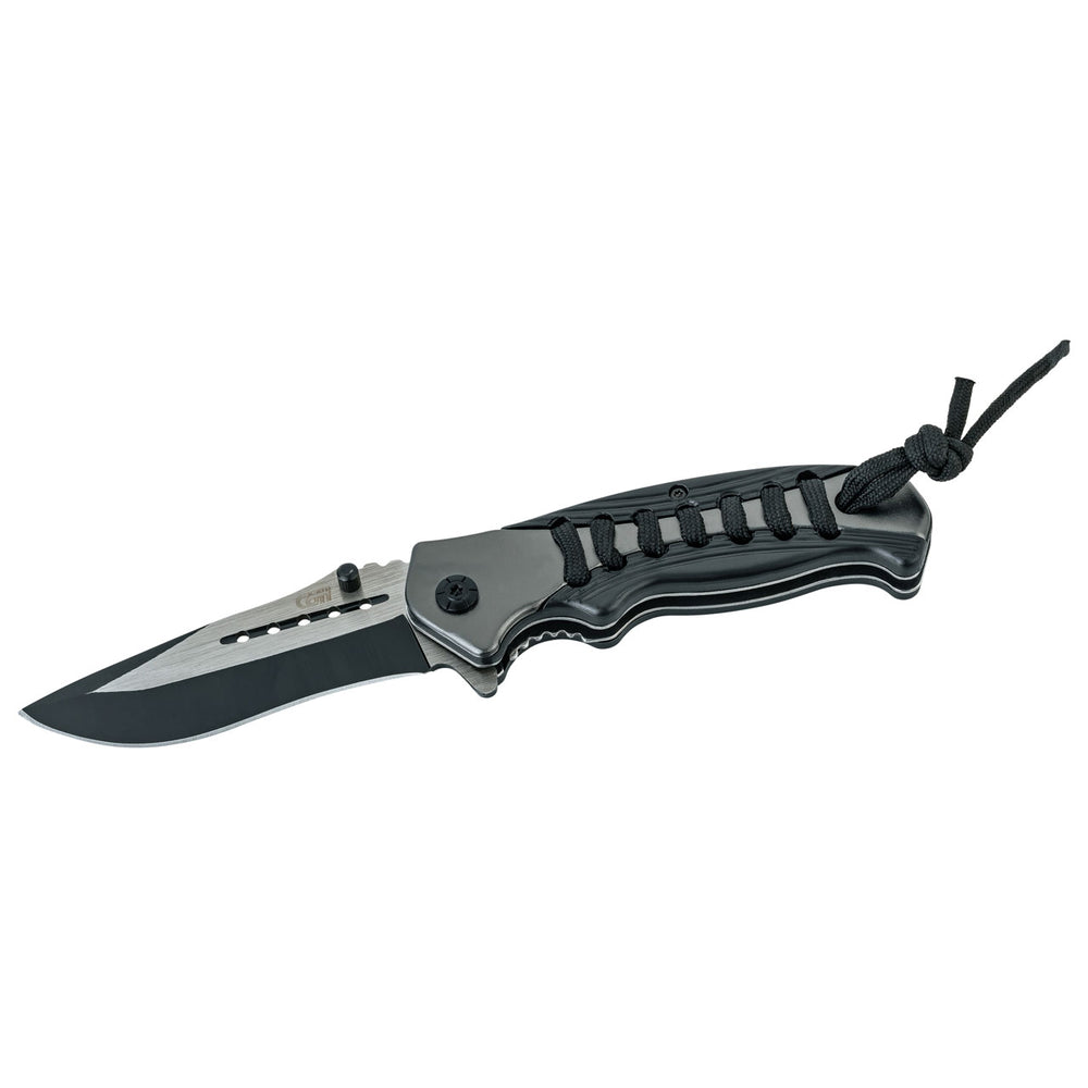 Herbertz CJH Einhandmesser, silber/schwarz