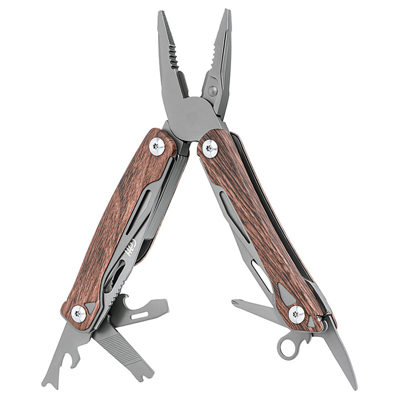 Herbertz CJH Mini-Multitool, Holzoptik