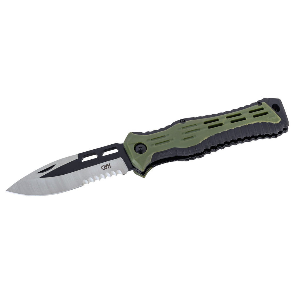Herbertz CJH Taschenmesser, grün/schwarz