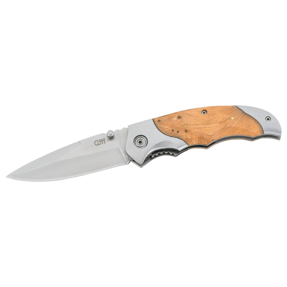 Herbertz CJH Einhandmesser, Wurzelholz