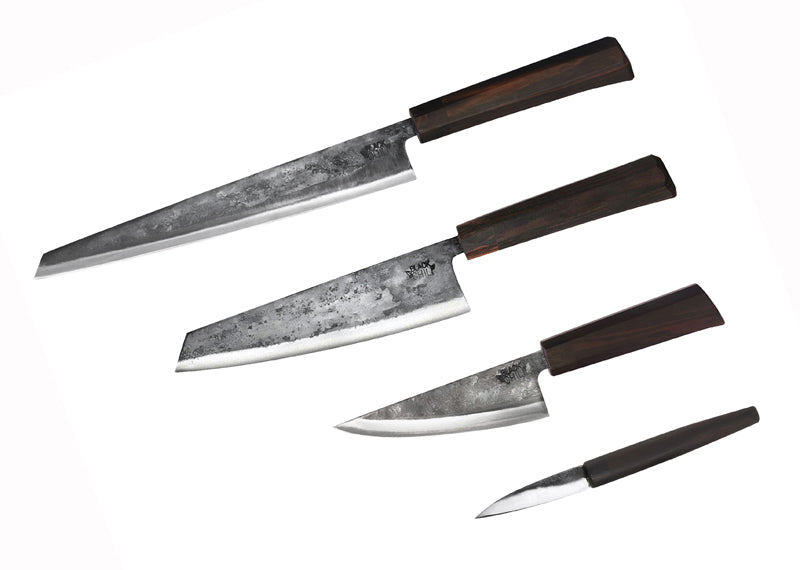 Blackchili, BLACK CHILI SET, 4 Messer, Ebenholz