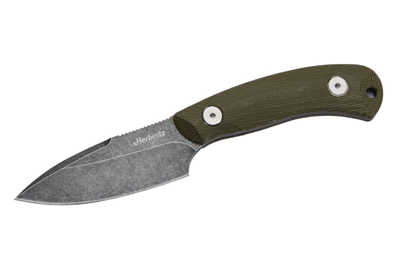 Herbertz Gürtelmesser D2, grün Micarta