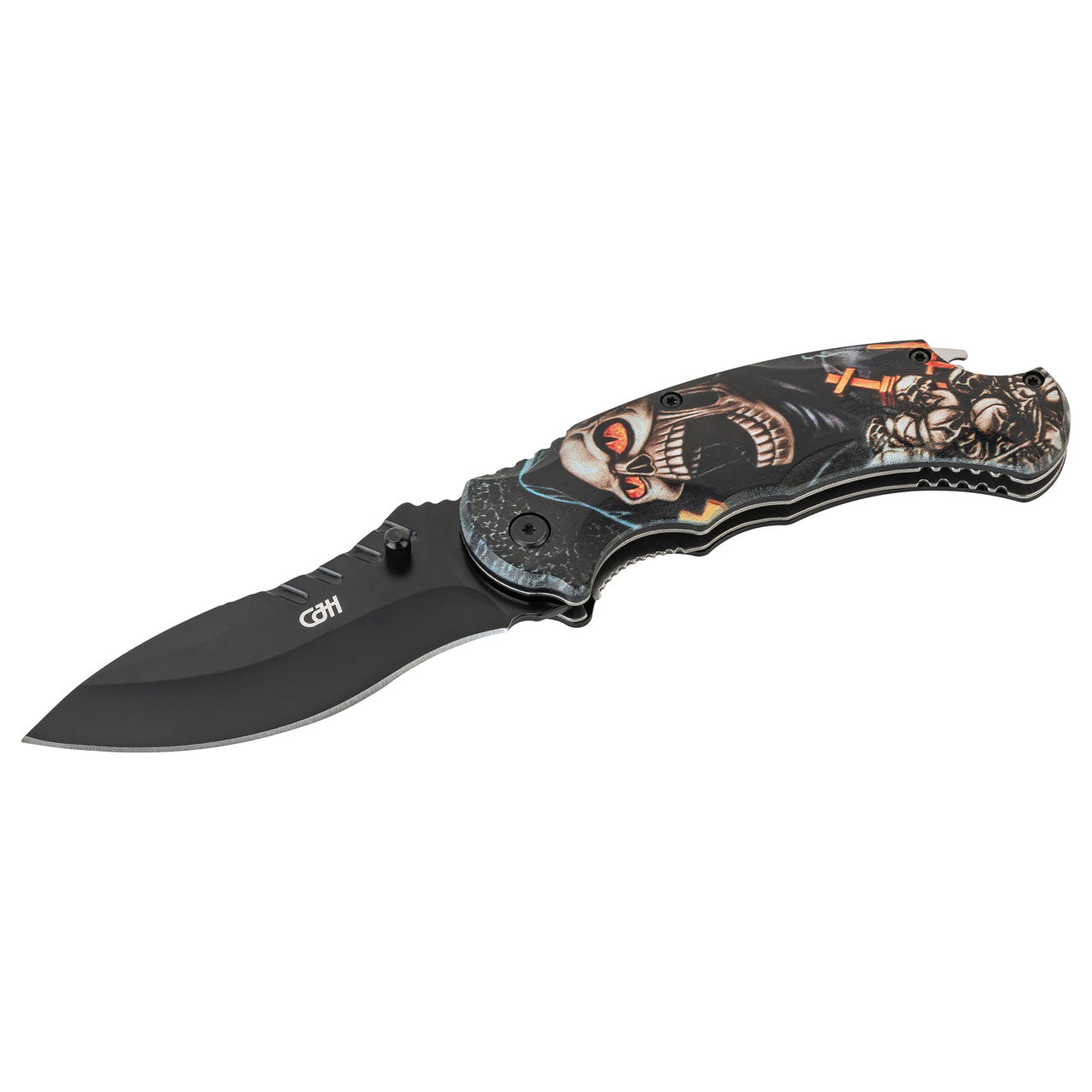 Herbertz CJH Einhandmesser, Skull